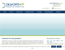 Tablet Screenshot of dilworthip.com
